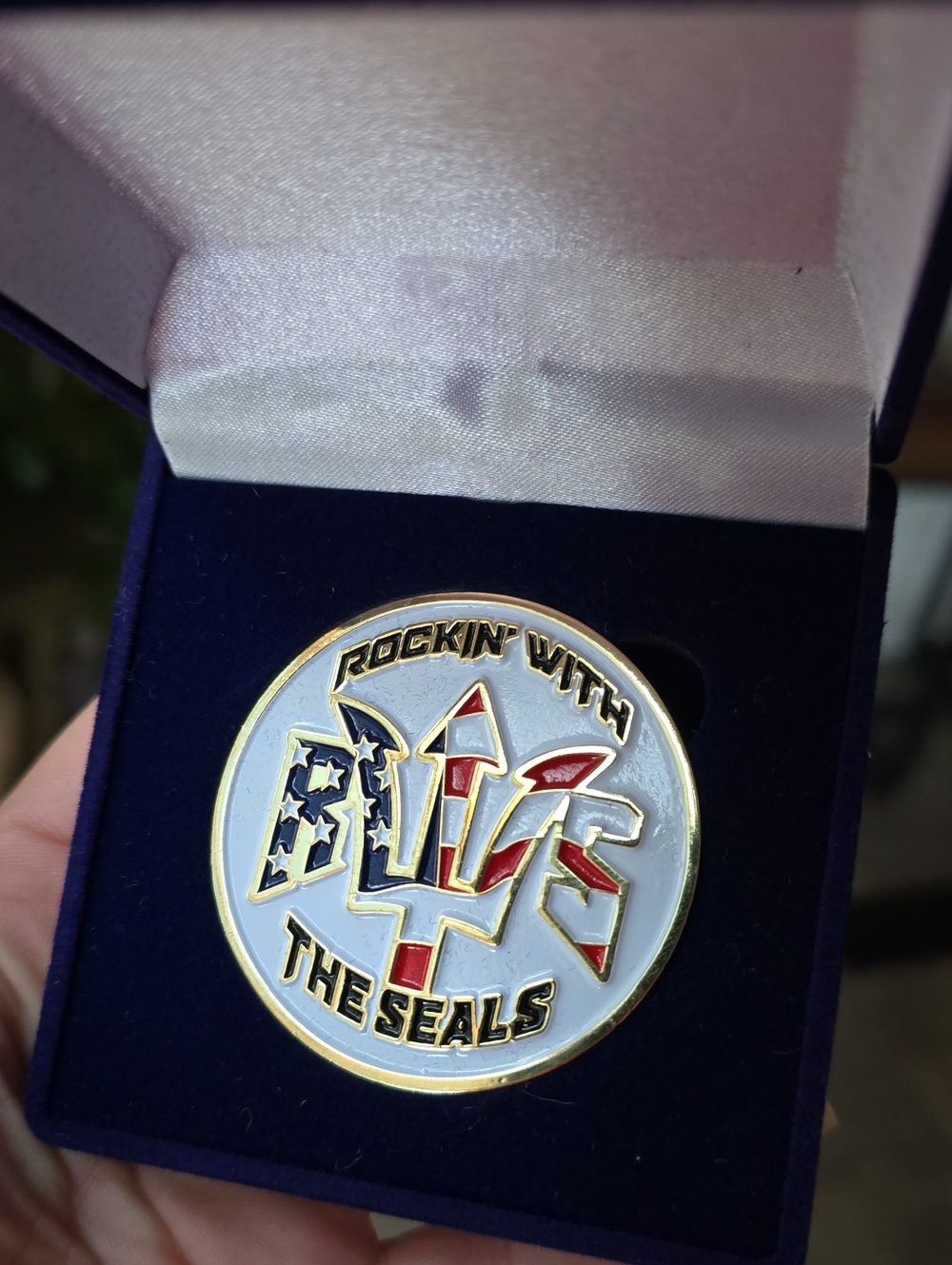Official Rockin' With The SEALs Veteran Charity Challenge Coin